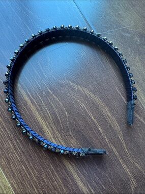 Rhinestone Beaded Satin Wrapped Headband - Women's Hair Accessory